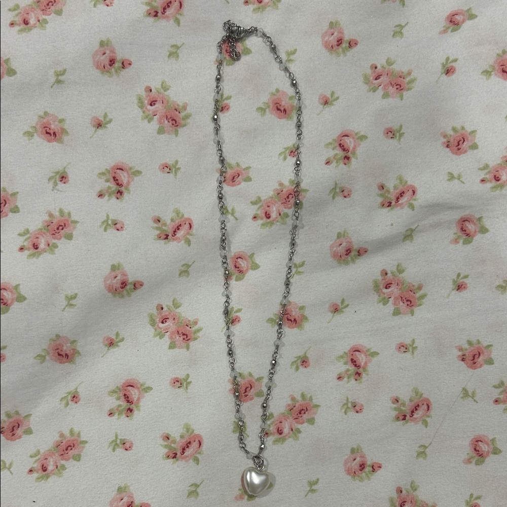 Silver Heart Pendant Necklace